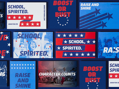 Booster apparel energy fundraiser hype matchstic run school sporty stars trasandina