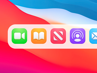 Concept new icons macOs Big Sur