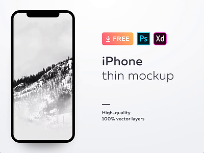 Free mockup for iPhone X and XS adobe free freebee iphone madewithadobexd mock up mockup phone photoshop psd vector xd