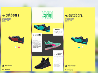 Sports shop design concept adobexd app branding concept dadaism flat mondrianism prototype ui ux