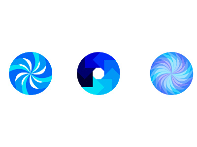 Circular flat gradients 2d app art blue branding clean color colorful design colors design dribbble flat gradient icon illustration illustrator art logo ui vector web