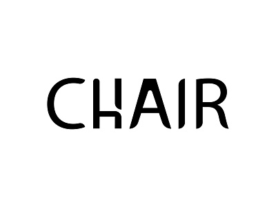 Chair logo 2 2d abstract adobeillustator art branding clean concept design dribbble flat illustration logo minimal prototype space typography ui vector web