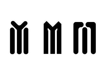 Different M styles 2d adobeillustator art branding clean concept design dribbble flat icon illustration lettering logo minimal prototype type type art typography ui vector