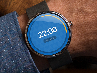 Android wear watch face