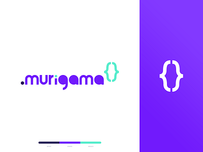 Murigama - Logo Design brand branding code coding css design dev dev logo developer icon identity logo typography vector