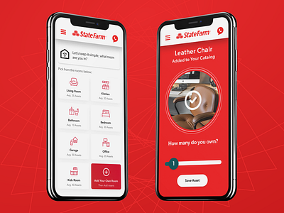 Concept Art - State Farm Mobile App adobexd catalog inventory