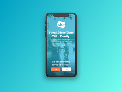 Mobile App for Concierge Storage Service iphone x mobile sketch storage