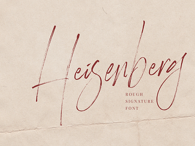 Heisenberg Font