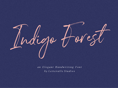 Indigo Forest Font