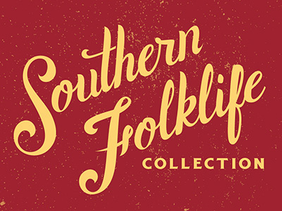 Southern Folklife brush drawn hand hand lettering lettering script typography