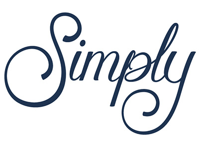 Simply hand drawn lettering script typography wip