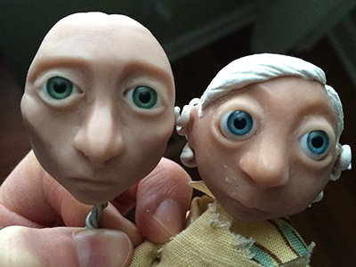 Heads 3d animation character illustration puppet sculpture stop motion