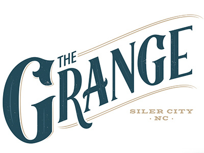 The Grange hand drawn lettering serif typography