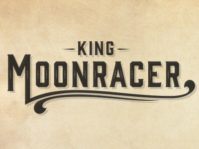 King Moonracer logo typography