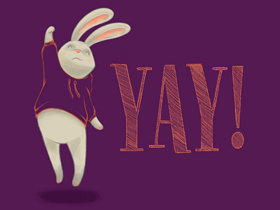 New Toy bunny character cintiq digital illustration painting photoshop rabbit tablet wacom