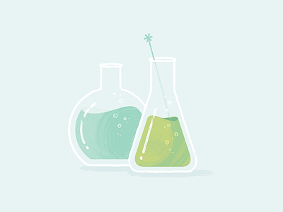 Beakers beaker bubbles chemistry illustration illustrator spot test tube texture vector