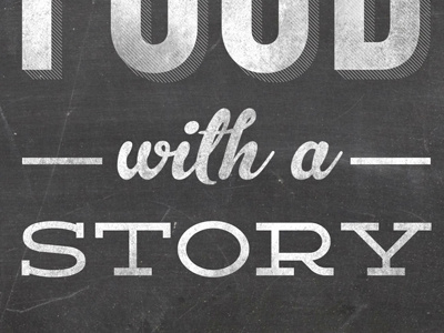 Story Chalkboard chalkboard typography