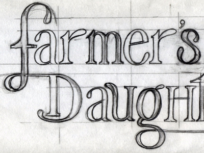 Lettering Sketch hand drawn serif sketch type