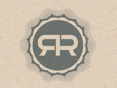 RR icon monogram r seal