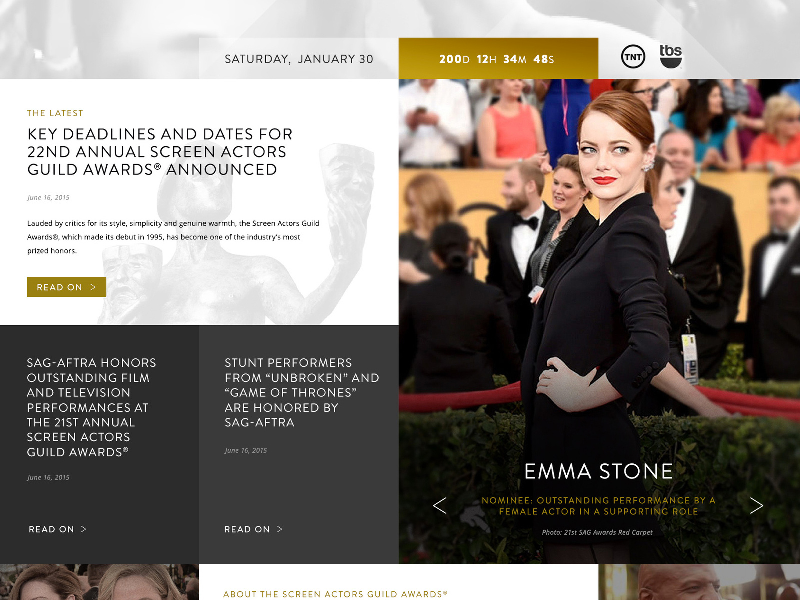 2016 Screen Actors Guild Awards by Jason Blood on Dribbble