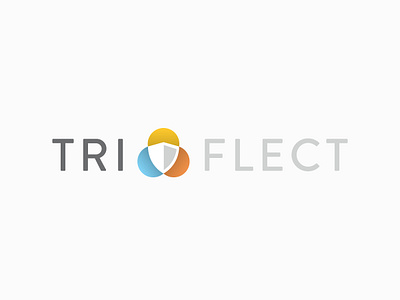 TriFlect Logo branding corporate branding graphic design logo vector