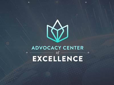 Advocacy Center of Excellence (Mastercard) campaign design corporate branding graphic design logo