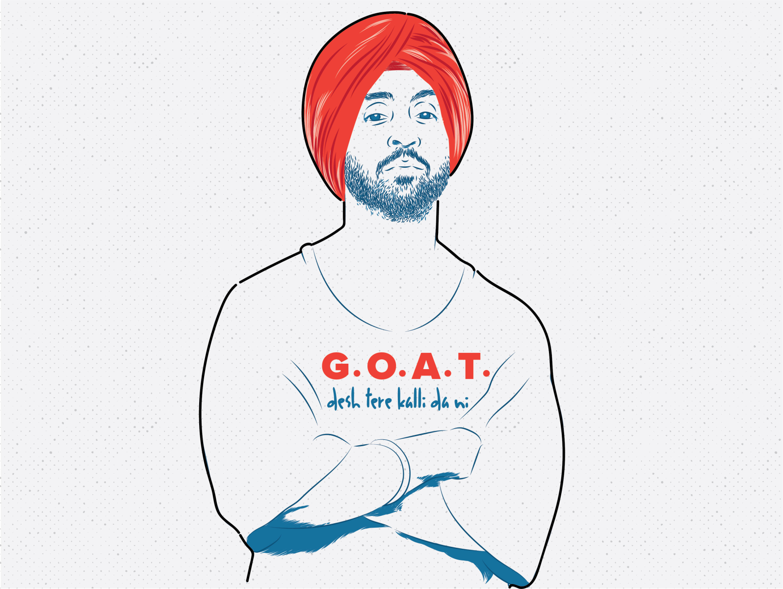 diljit-dosanjh-by-vidhi-awasthi-on-dribbble