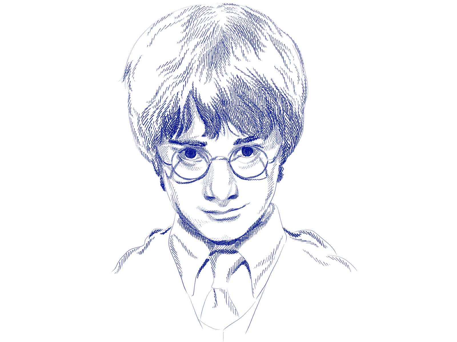 Harry Potter  artist eM  Handmade pencil drawing ideas made by Drawing