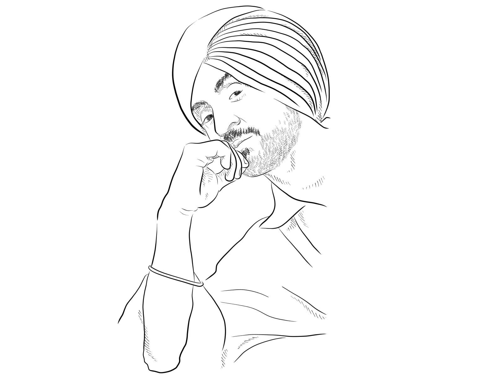 Diljit Dosanjh By Vidhi Awasthi On Dribbble diljit-dosanjh-by-vidhi-awasthi-on-dribbble