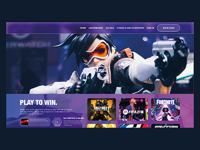 Gaming challenge UI design 1 of 3 by Rodney Addo on Dribbble