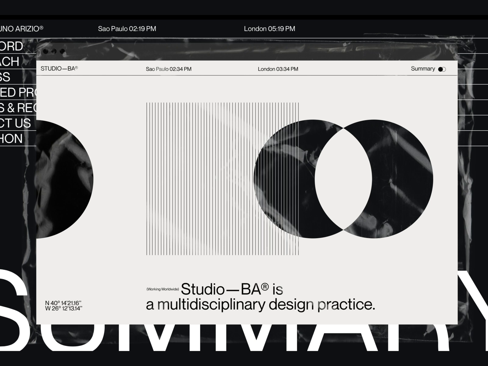 Studio—BA® Launch by Bruno Arizio on Dribbble