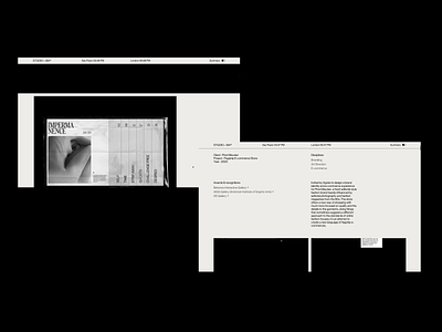 Studio—BA®️ Launch 3d branding design minimal motion motion design portfolio typography ui ux web web design website