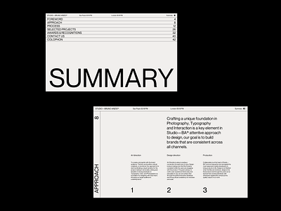 Studio—BA® - Approach 3d agency branding motion portfolio typography ui ux web web design web designer website