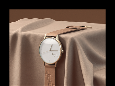 Bajêr Watches - Branding, Art Direction, Product DesignRendering