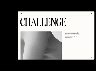 Impermanence - Challenge branding design minimal motion portfolio typography ui ux web web design website
