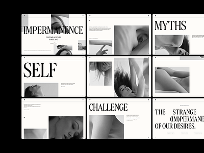 Impermanence Shots branding minimal motion motion design photography portfolio typography ui ux web web design website