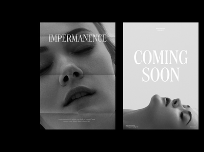 Impermanence Posters agency branding motion portfolio typography ui ux web web design website