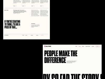 Bulletproof - New Site Launch agency brand branding design illustration logo motion portfolio typography web web design website