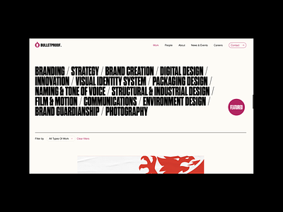 Bulletproof - New Site Launch agency branding design design studio illustration logo portfolio typography web web design website