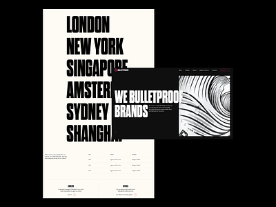 Bulletproof - New Site Launch Shots