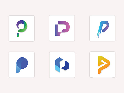 'P' logos graphic design logo
