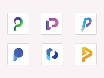 'P' logos