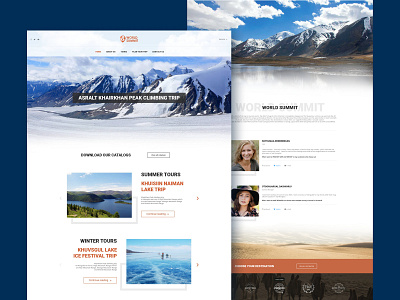 World Summit travel agency travelwebsite ui ui design webdesig