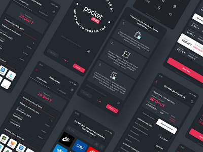 Pocket Zero app app design dailyui fintech merchant mobile app mobile app design mobile ui pocket ui ux