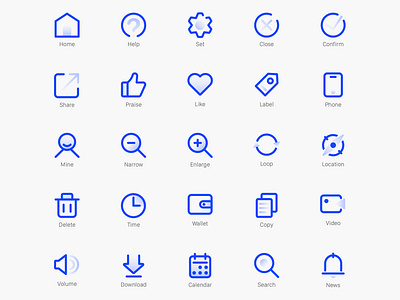 Gradient Icon icon set