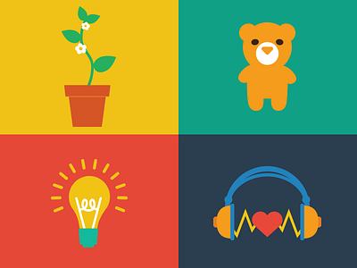 Kiip Graphics fun icons illustrations