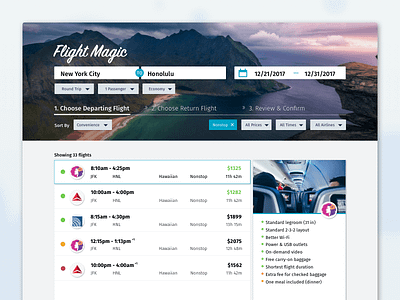 UI Exercise - Flight Search Results