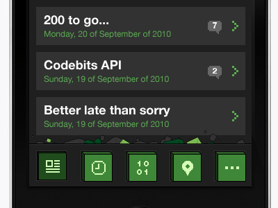 SAPO Codebits iPhone Tab Bar app codebits ios iphone mobile sapo tab bar