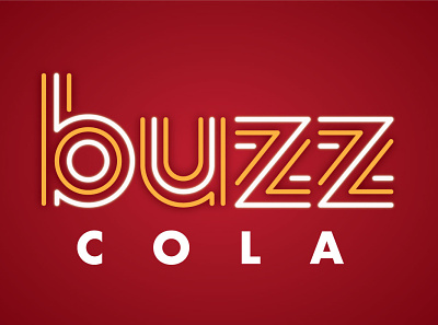 Branding Springfield #6: Buzz Cola adobe branding branding springfield design illustration illustrator logo logodesign logos photoshop typography vector