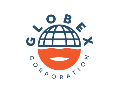 Branding Springfield #1: Globex Corporation branding flat hank scorpio illustration illustrator logo the simpsons vector